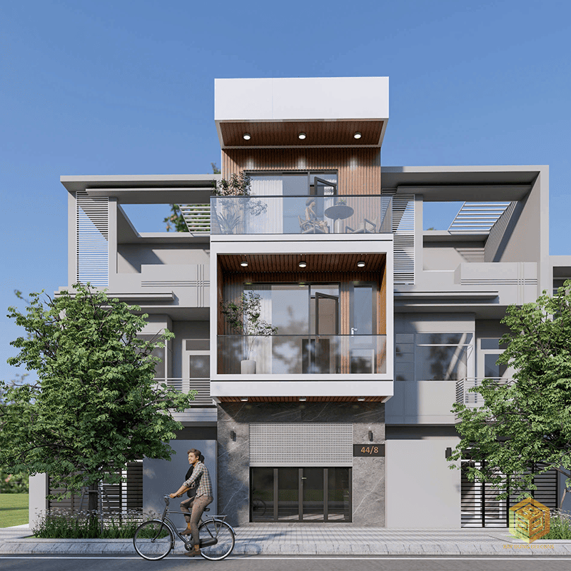 Mặt tiền nhà phố Anh Kha